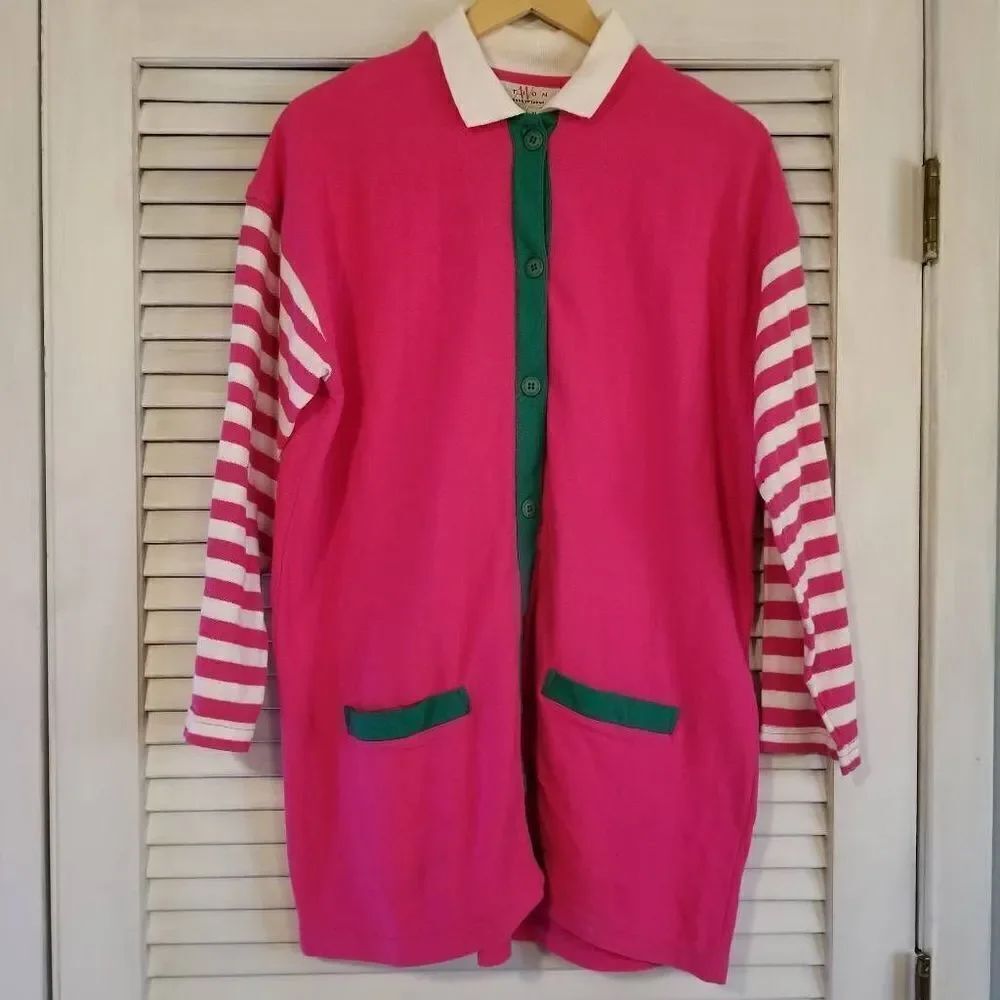 Adrienne Vittadini OPTIONS Vintage L/S Button Up XL